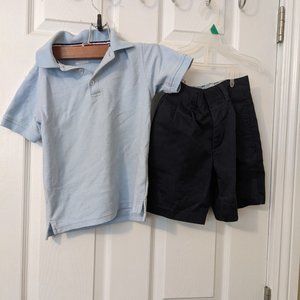 cute French Toast Boys polo shirt & short set Size 5